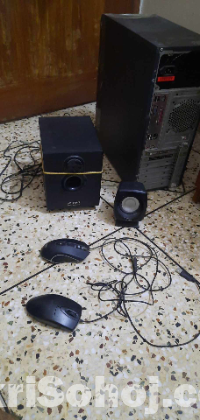 PC ,Sound Box and Mouse